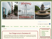 Tablet Screenshot of charlestonscvisitors.com